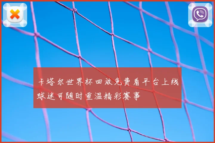 卡塔尔世界杯回放免费看平台上线球迷可随时重温精彩赛事